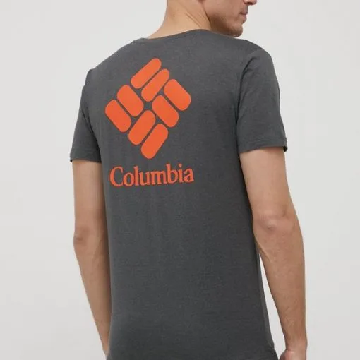 Ανδρικά Μπλουζάκια Αθλητικό μπλουζάκι Columbia Tech Trail Graphic γκρι -Φτηνός Columbia Κατάστημα unnamed file 1778