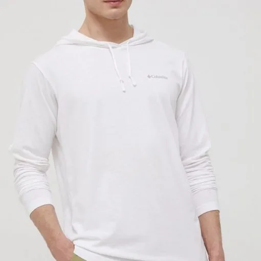 Ανδρικά Χωρίς φερμουάρ Αθλητική μπλούζα Columbia Sun Trek χρώμα: άσπρο -Φτηνός Columbia Κατάστημα unnamed file 1942