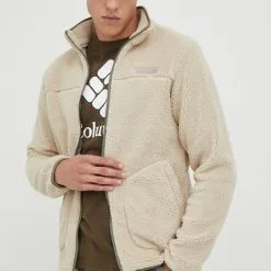 Ανδρικά Με φερμουάρ Μπλούζα Columbia μπεζ,