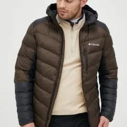Ανδρικά Κοντά μπουφάν Μπουφάν Columbia καφέ,
